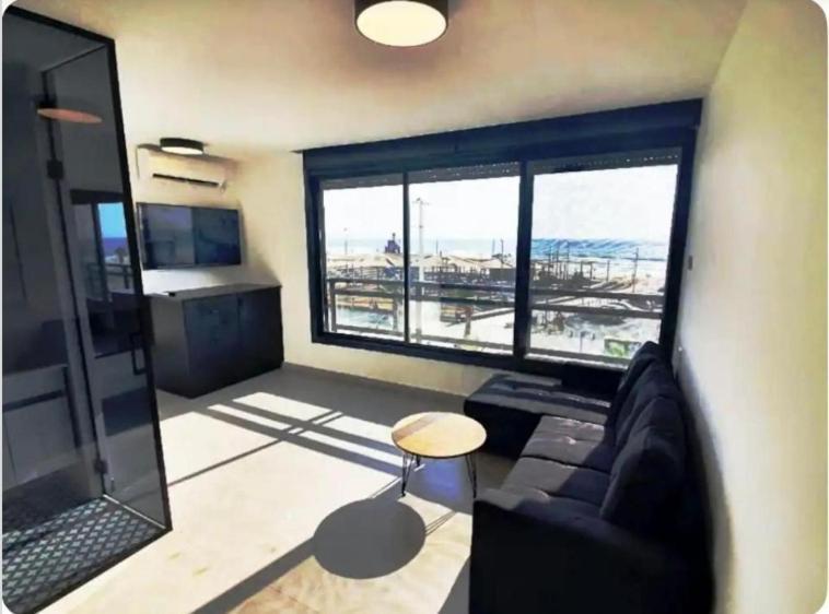Ryo 11 דירת נופש חדשה על חוף הים נוף לים Apartamento Bat Yam Exterior foto